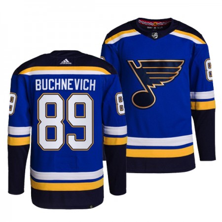 St. Louis Blues tröja Pavel Buchnevich 89 Adidas Blå Authentic - NHL Tröjor Herr
